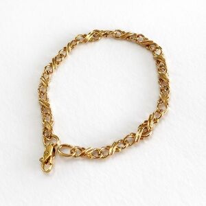 Vintage Gold Chain Bracelet